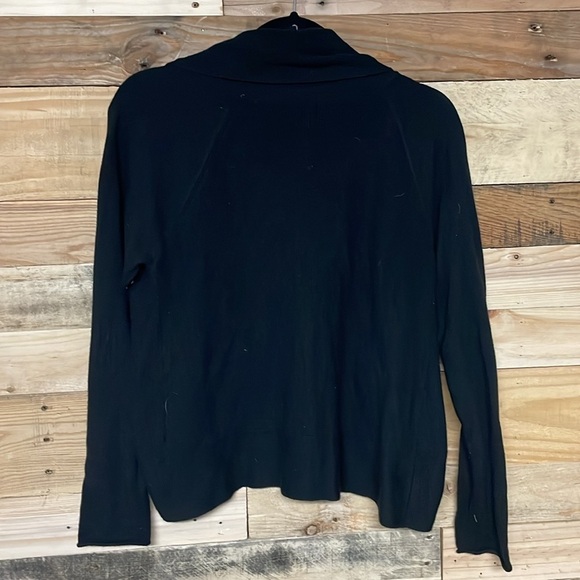 T Tahari size medium black cocoon cardigan - Picture 8 of 9